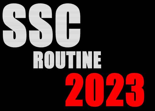 SSC ROUTINE 2023