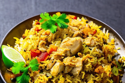 Bengali chicken biryani